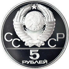 Monnaie, Russie, 1980 Olympics - Kiev, 5 Roubles, 1977, Leningrad, Proof, FDC