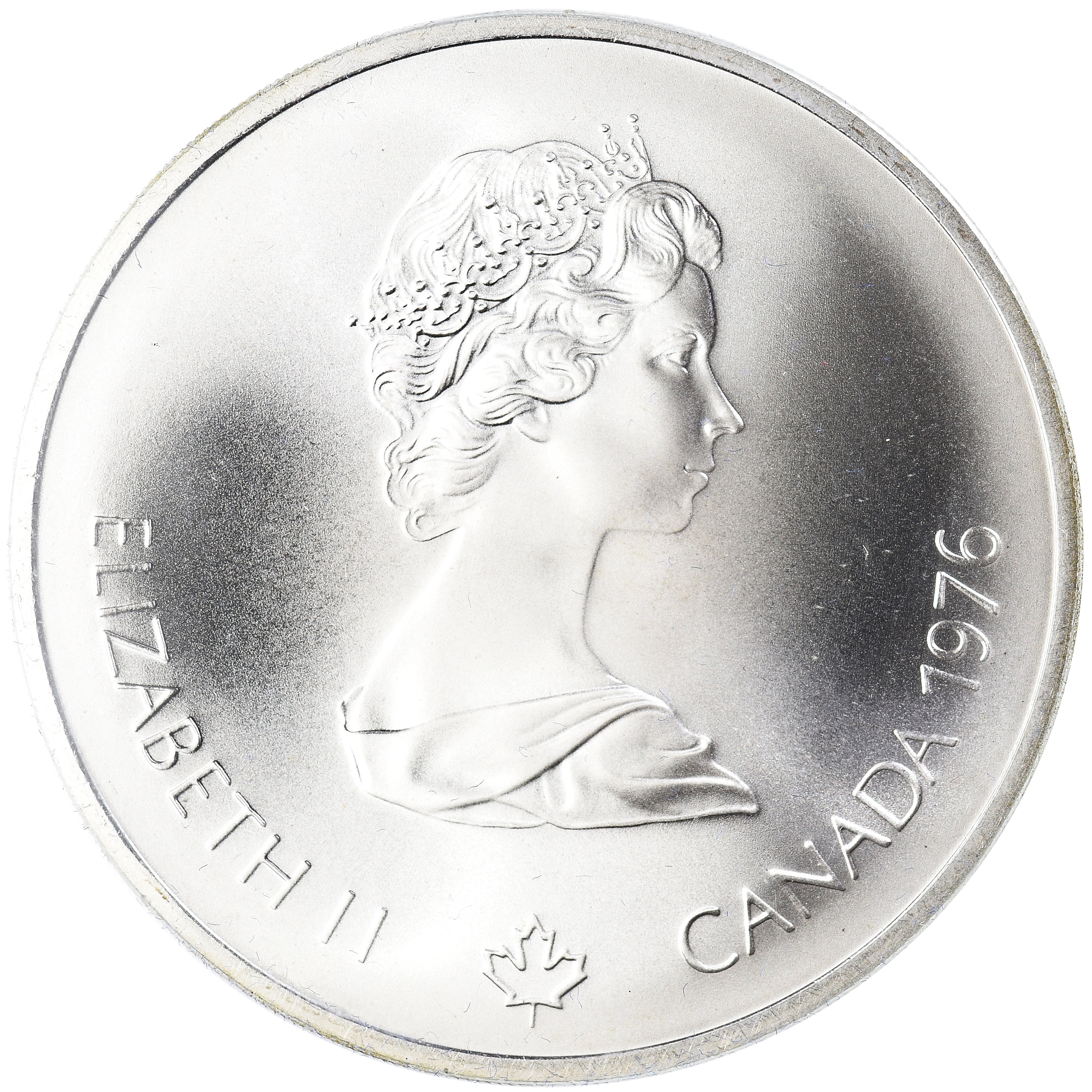 Coin, Canada, Elizabeth II, 1976 Olympics - Field Hockey, 10 Dollars, 1976