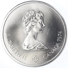 Coin, Canada, Elizabeth II, 1976 Olympics - Lacrosse, 10 Dollars, 1974, Royal