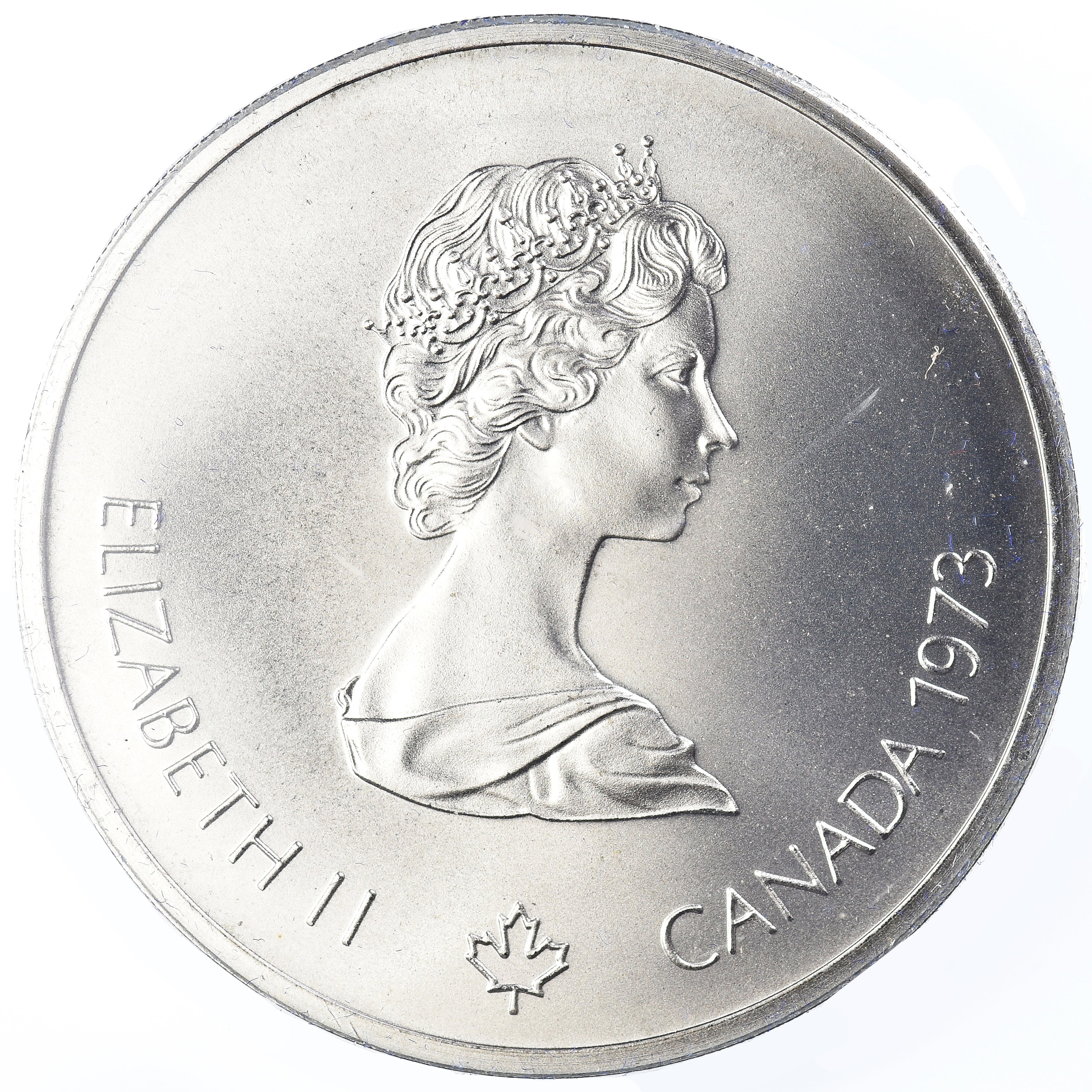 Monnaie, Canada, Elizabeth II, 1976 Olympics - Montreal Skyline, 10 Dollars