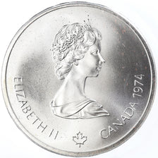 Munten, Canada, Elizabeth II, 1976 Olympics - Head of Zeus, 10 Dollars, 1974