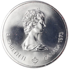 Coin, Canada, Elizabeth II, 1976 Olympics - Map of the World, 10 Dollars, 1973