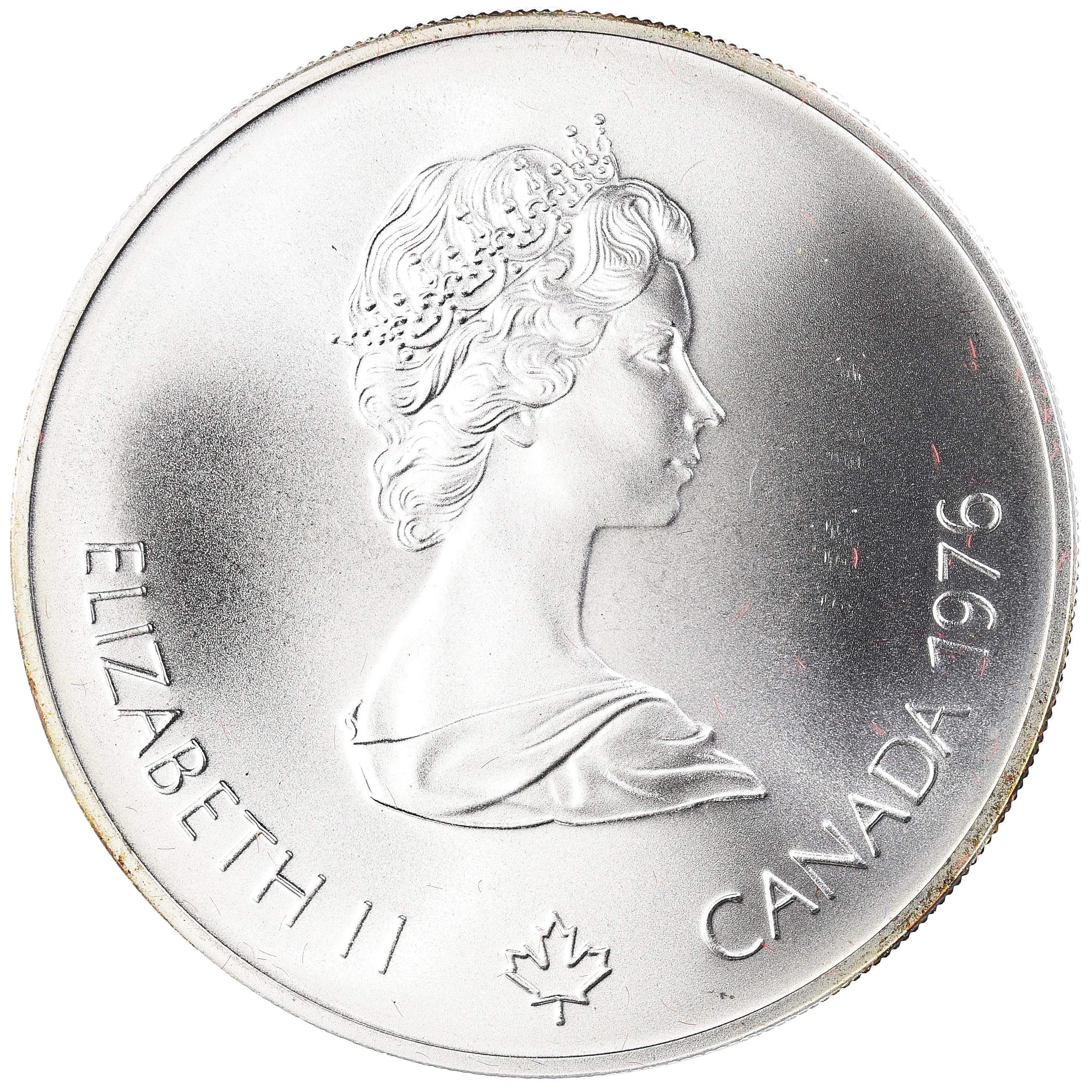Coin, Canada, Elizabeth II, 1976 Olympics - Boxing, 5 Dollars, 1976, Royal
