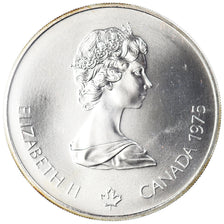Coin, Canada, Elizabeth II, 1976 Olympics - Javelin, 5 Dollars, 1975, Royal