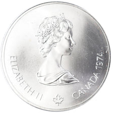 Munten, Canada, Elizabeth II, 1976 Olympics - Olympic Rings and Wreath, 5