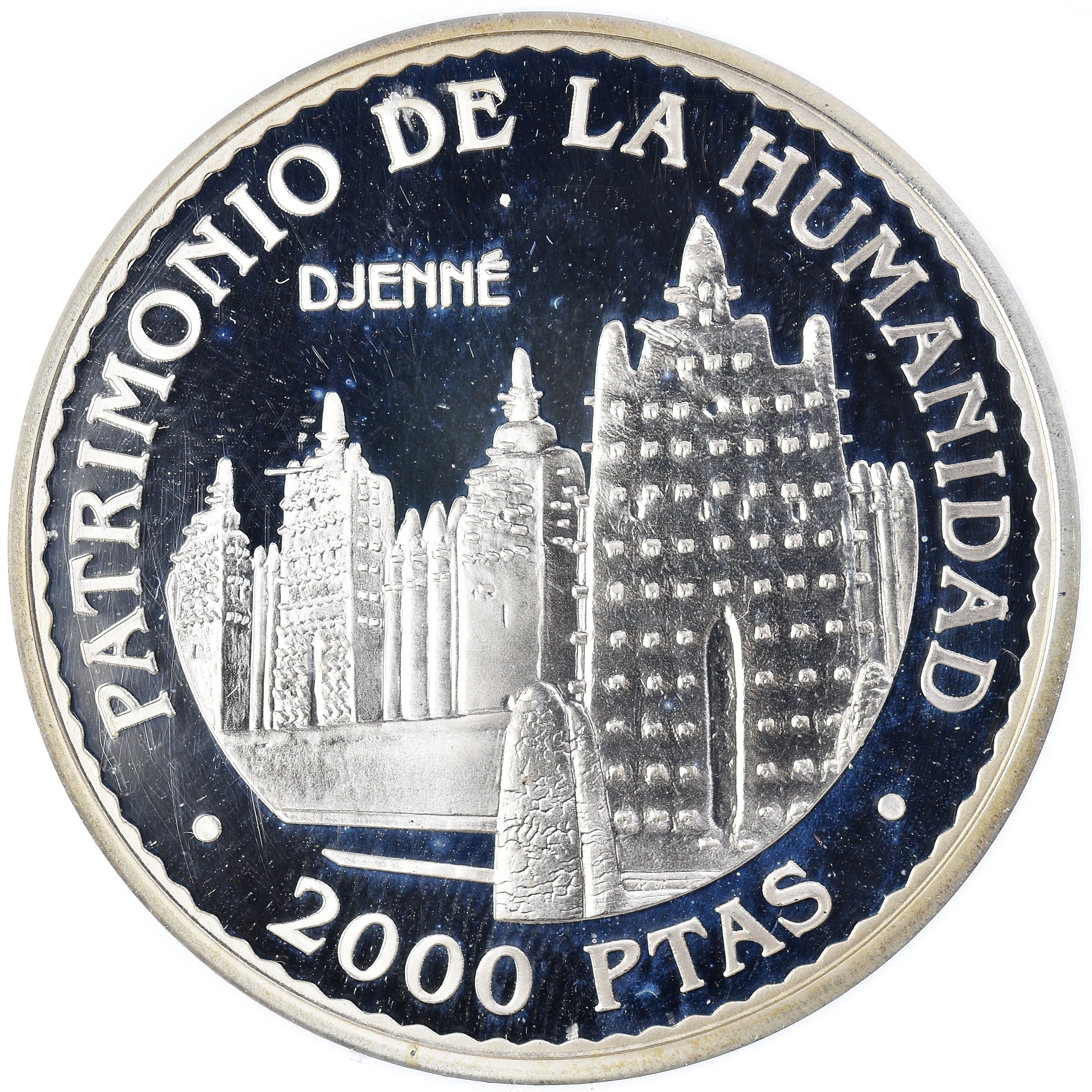 Coin, Spain, Juan Carlos I, Djenne, 2000 Pesetas, 1996, Madrid, Proof