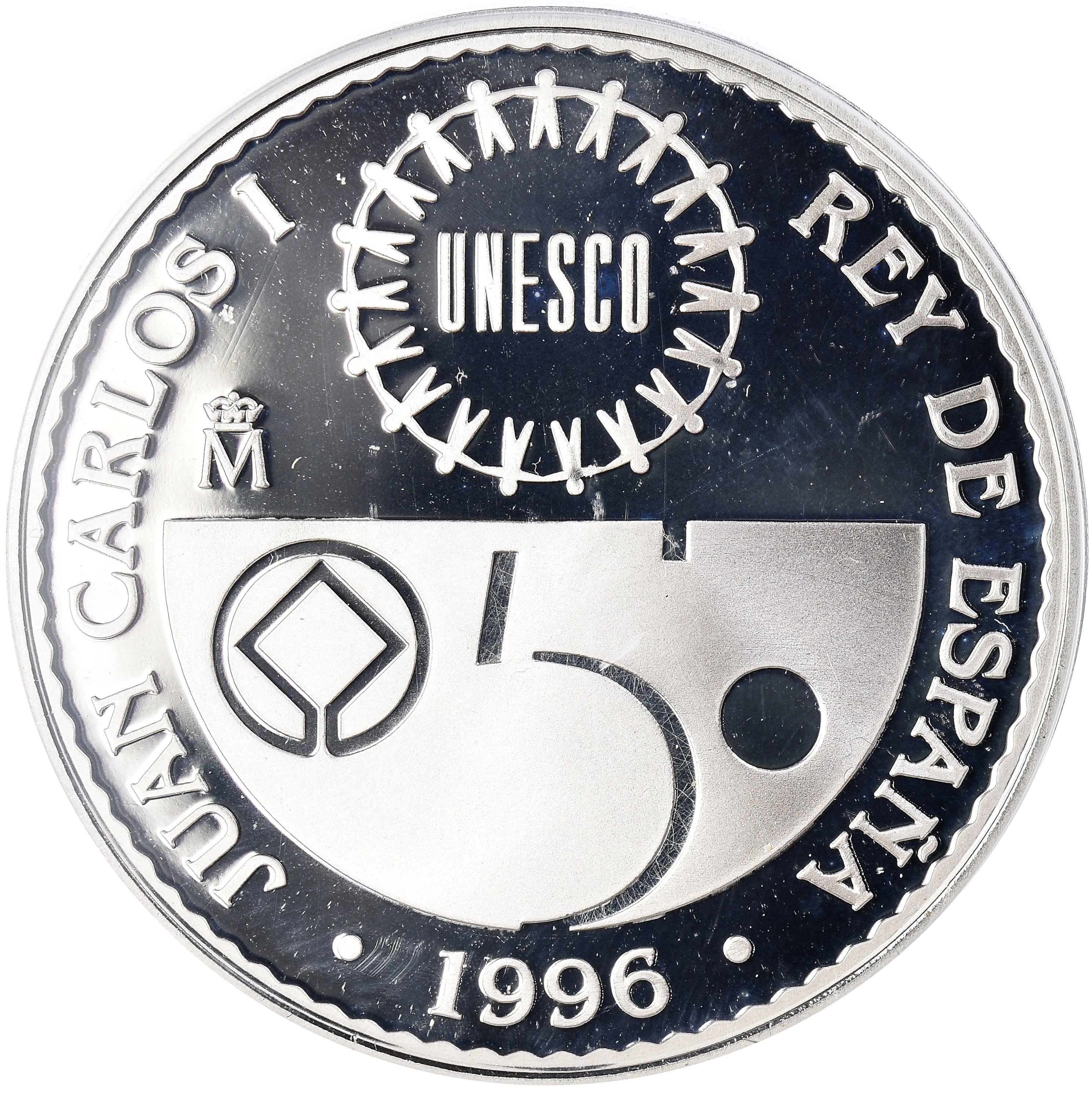 Coin, Spain, Juan Carlos I, Merida, 2000 Pesetas, 1996, Madrid, Proof