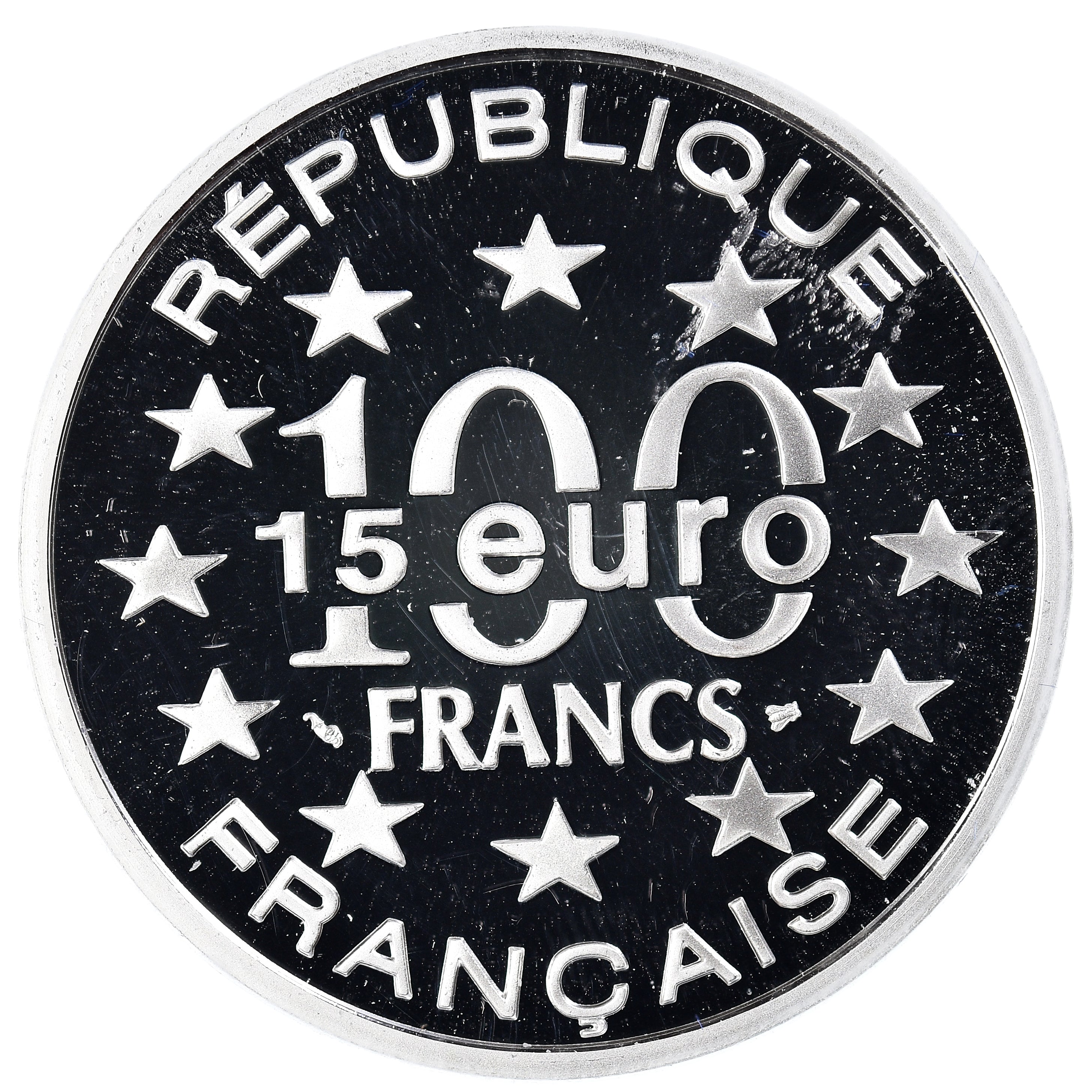 Monnaie, France, Monnaie de Paris, Tour de Belem, 100 Francs-15 Euro, 1997