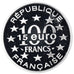 Moeda, França, Monnaie de Paris, Tour de Belem, 100 Francs-15 Euro, 1997