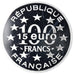 Moeda, França, Monnaie de Paris, Cathédrale Saint-Nicolas, 100 Francs-15 Euro