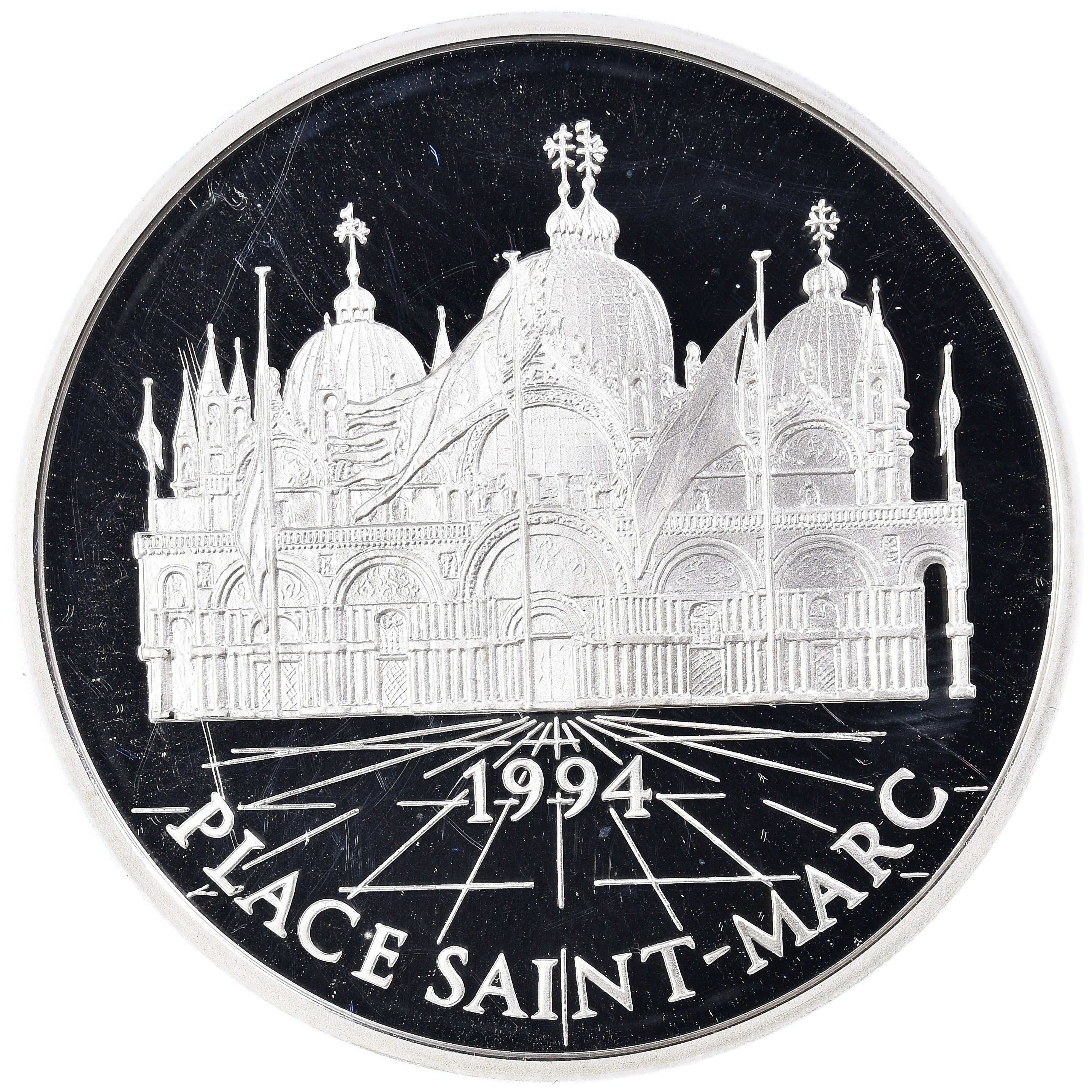 Monnaie, France, Monnaie de Paris, Place Saint-Marc de Venise, 100 Francs-15