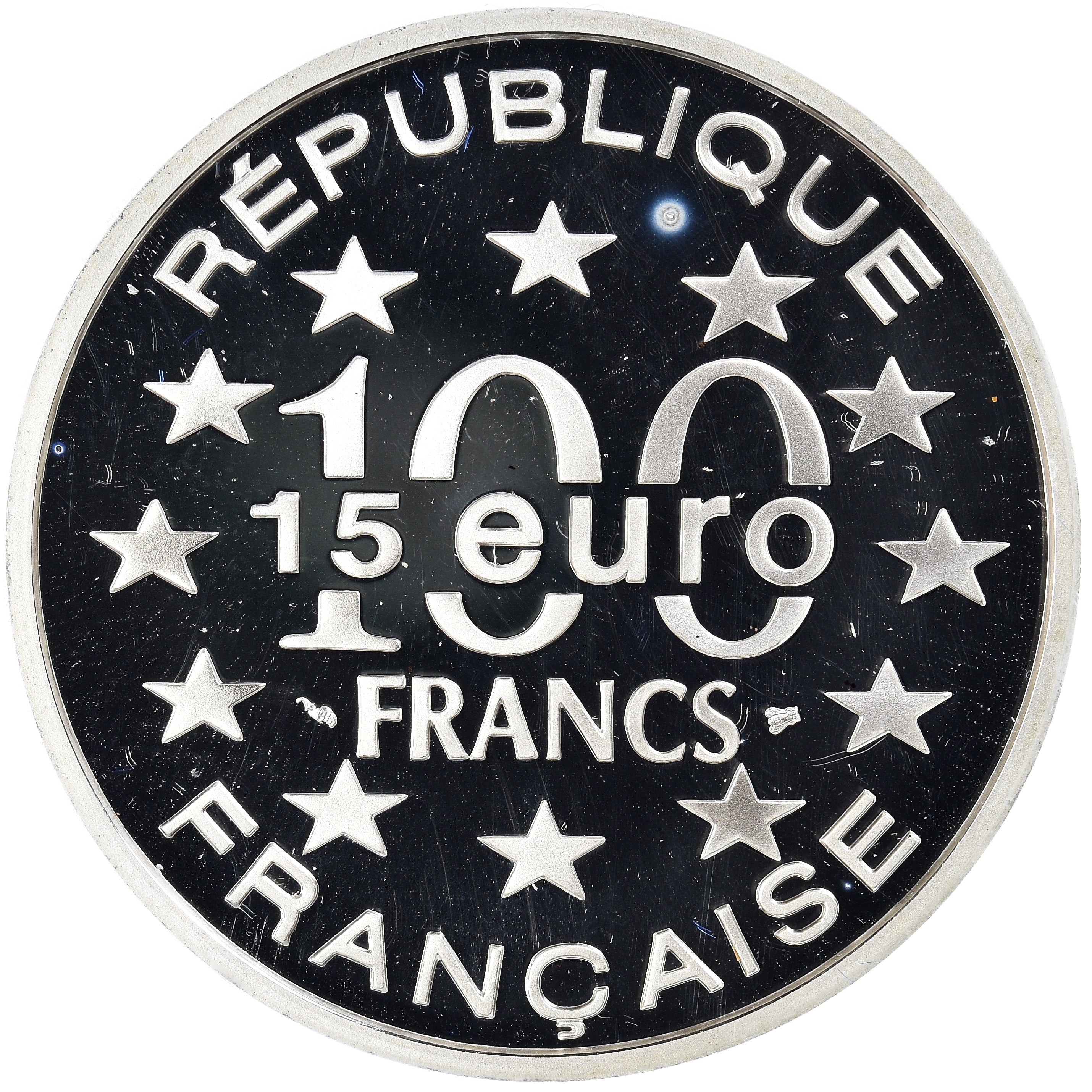 Moeda, França, Monnaie de Paris, Cathédrale Saint-Etienne de Vienne, 100