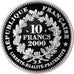 Moeda, França, Monnaie de Paris, Marianne révolutionnaire, 10 Francs, 2000