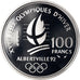 Moneta, Francja, 1992 Olympics, Albertville, Alpine Skiing, 100 Francs, 1989
