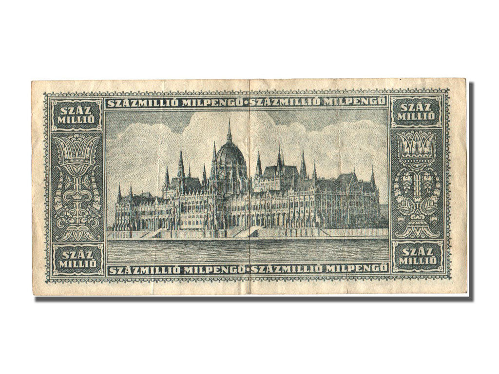 Hungary, 100 Million Milpengö, 1946, KM #130, 1946-06-03, EF(40-45)
