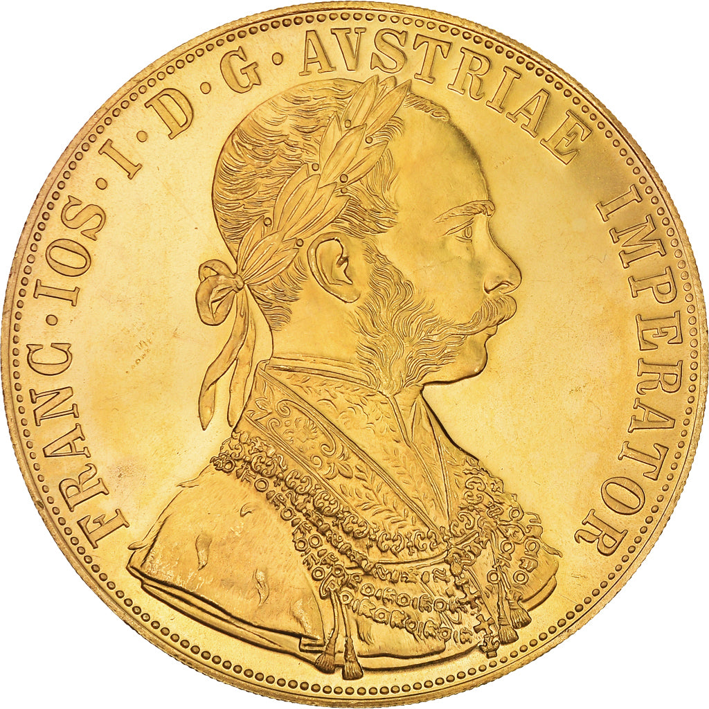 Münze, Österreich, Franz Joseph I, 4 Ducat, 1915, Vienne, Official restrike