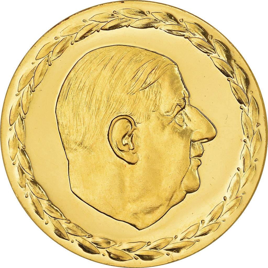 Frankreich, Medaille, Charles de Gaulle 1890-1970, 1970, STGL, Gold
