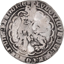Moeda, França, Flanders, Louis II de Mâle, Double Gros dit Botdraeger