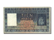 Netherlands, 10 Gulden, 1937, KM #49, 1937-07-05, EF(40-45), MF