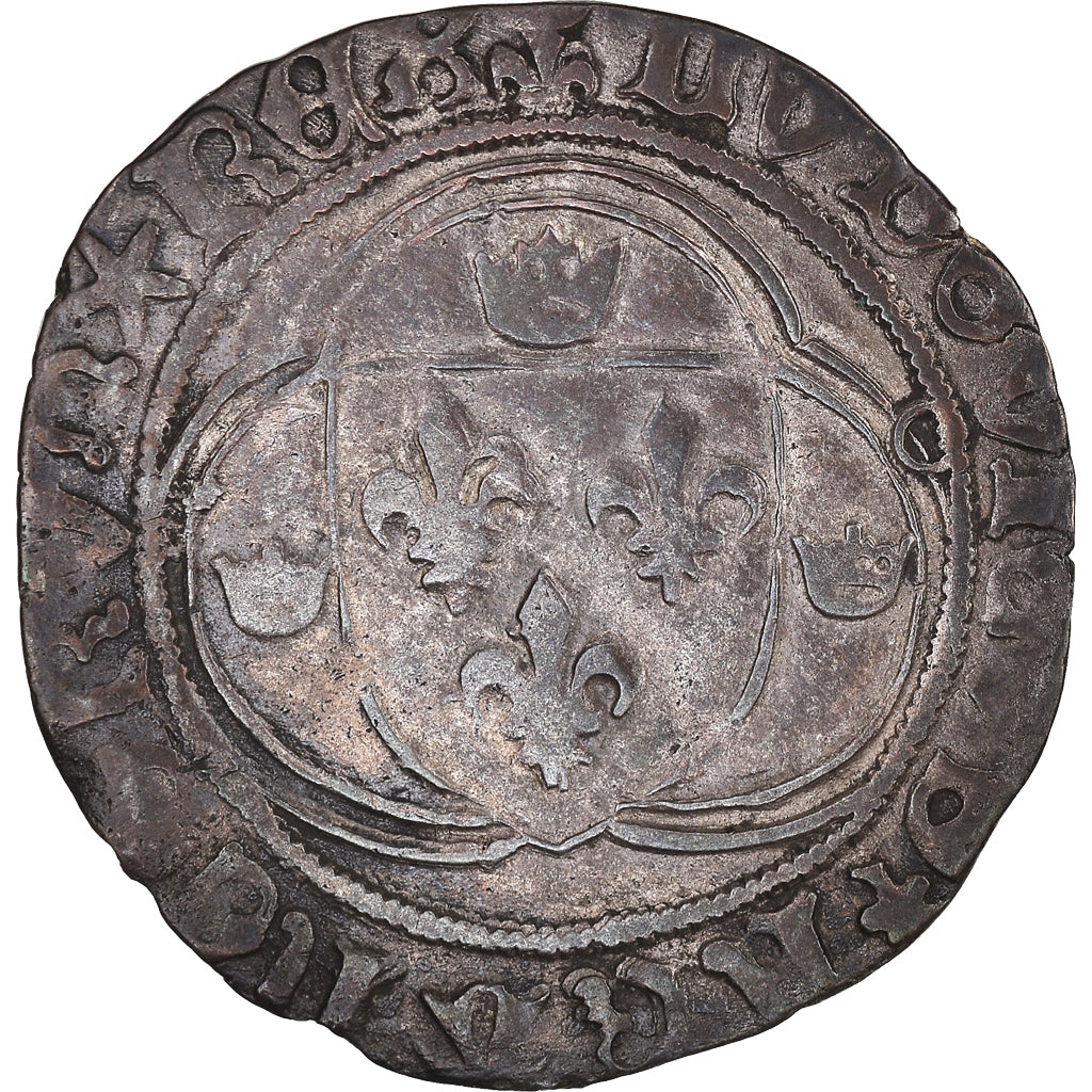 Münze, Frankreich, Louis XII, Grand blanc à la couronne, Toulouse, S+, Billon
