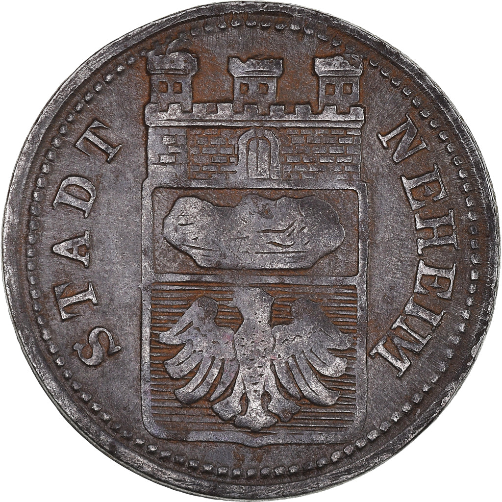 Münze, Deutschland, Stadt Neheim, Kriegsgeld, 10 Pfennig, 1917, S+, Iron