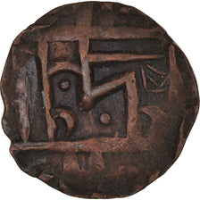 Coin, Bhutan, 1/2 Rupee, Deb, 1835-1910, EF(40-45), Copper