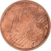 Francia, Euro Cent, Uncertain date, Double Reverse Side, MBC, Acero revestido