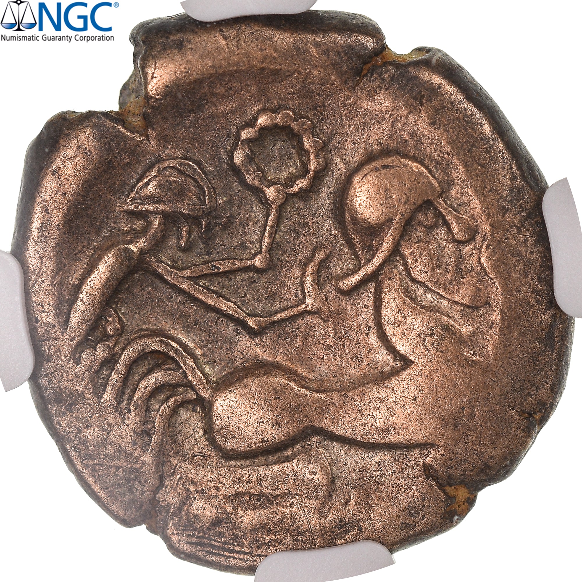 Moneta, Pictones, Stater, Ist century BC, gradacja, NGC, VF 4/5-4/5, VF(30-35)