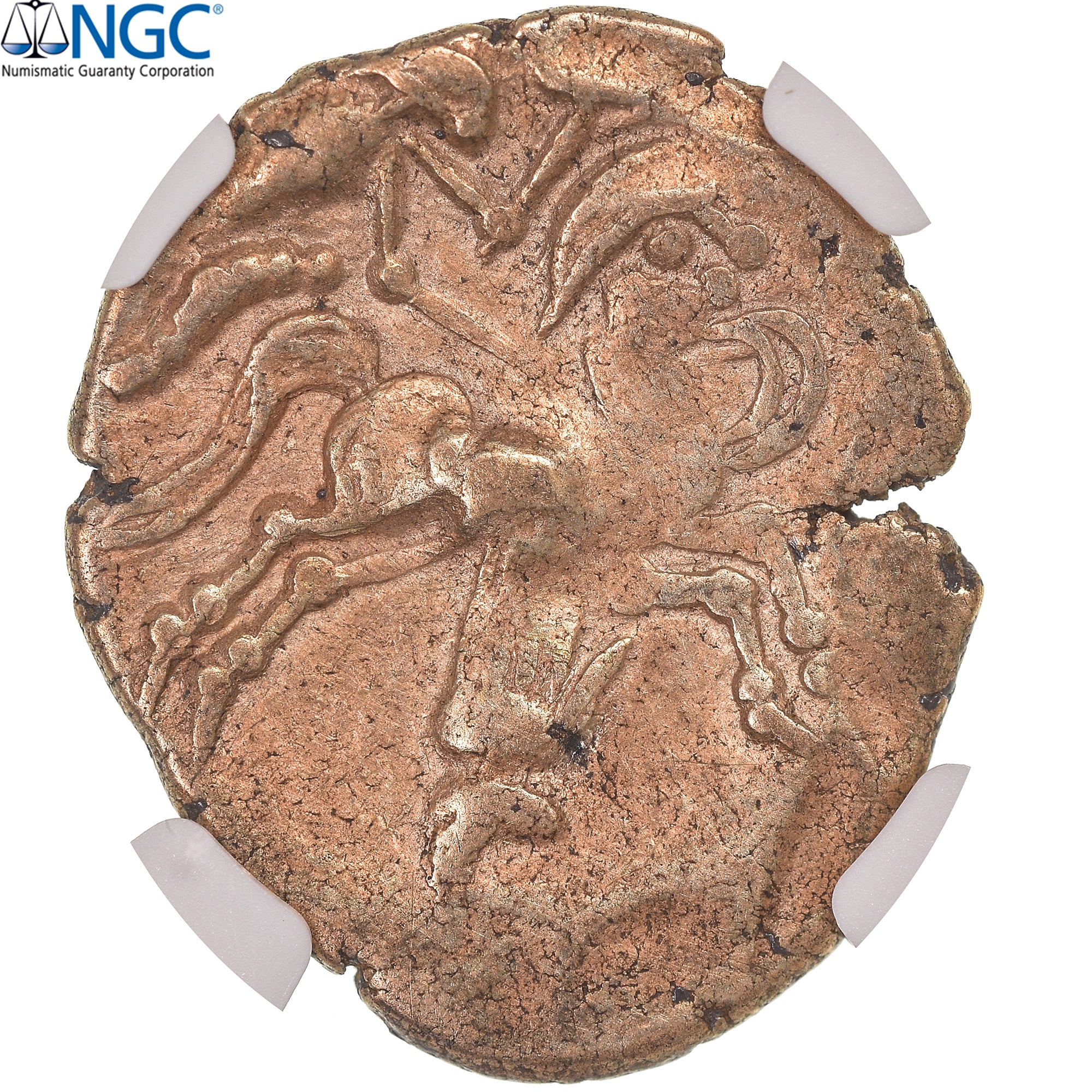 Coin, Pictones, Stater, Ist century BC, graded, NGC, Ch VF 4/5-3/5, VF(30-35)