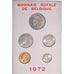Coin, Belgium, Baudouin I, Set, 1972, BU - French legend, MS(65-70)