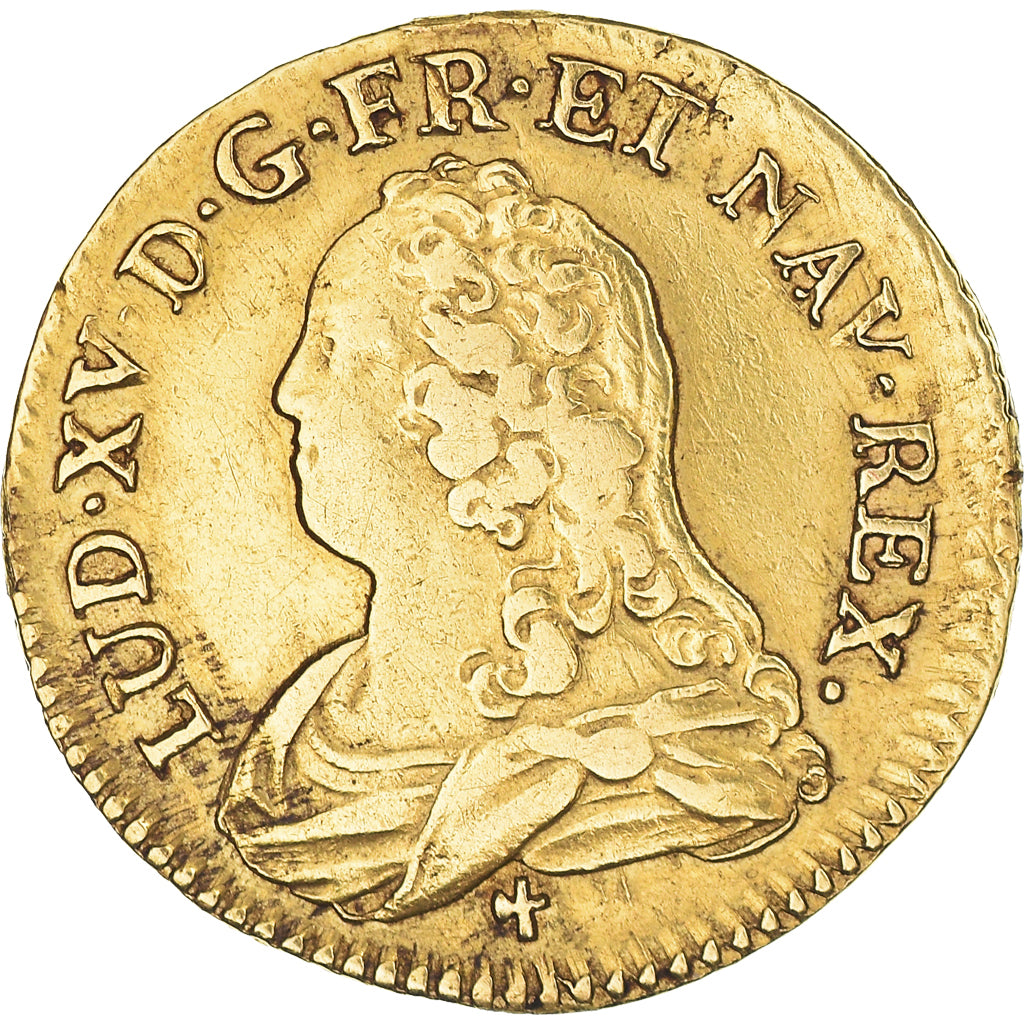 Coin, France, Louis XV, Louis d'or aux lunettes, 1727, Orléans, EF(40-45)