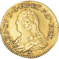 Coin, France, Louis XV, Louis d'or aux lunettes, 1727, Orléans, EF(40-45)