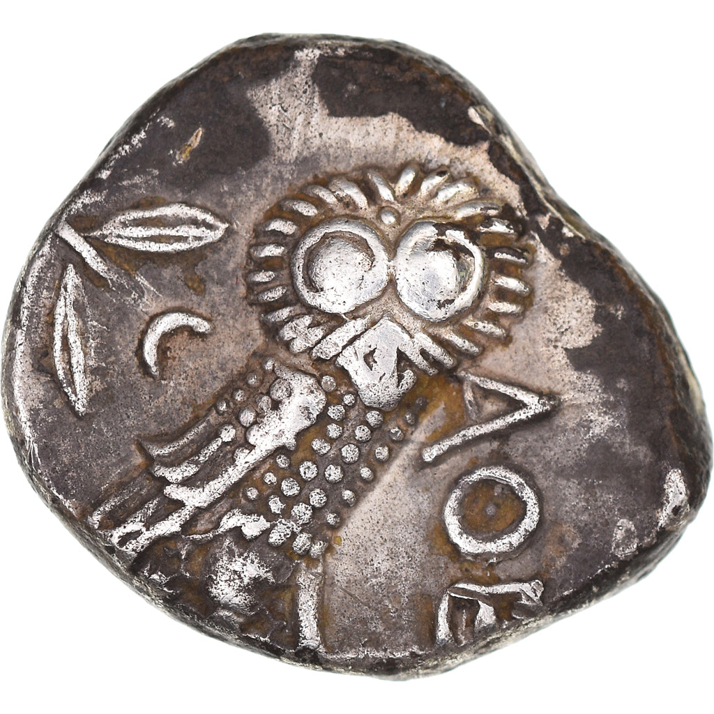 Moeda, Ática, Tetradrachm, 353-294 BC, Athens, EF(40-45), Prata, HGC:4-1599