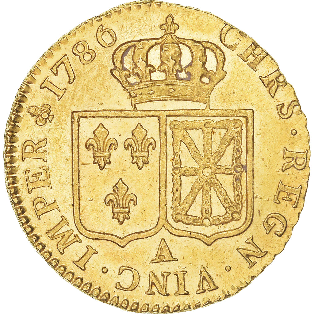 Moneta, Francia, Louis XVI, Louis d'or à la tête nue, 1786, Paris, SPL, Oro