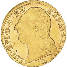 Moneda, Francia, Louis XVI, Louis d'or à la tête nue, 1786, Paris, EBC+, Oro