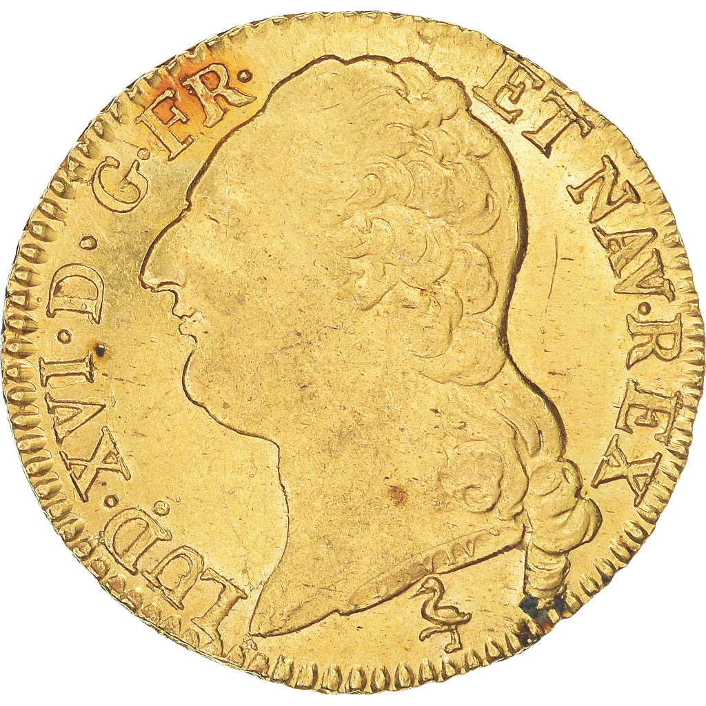 Coin, France, Louis XVI, Louis d'or à la tête nue, 1786, Paris, AU(55-58)