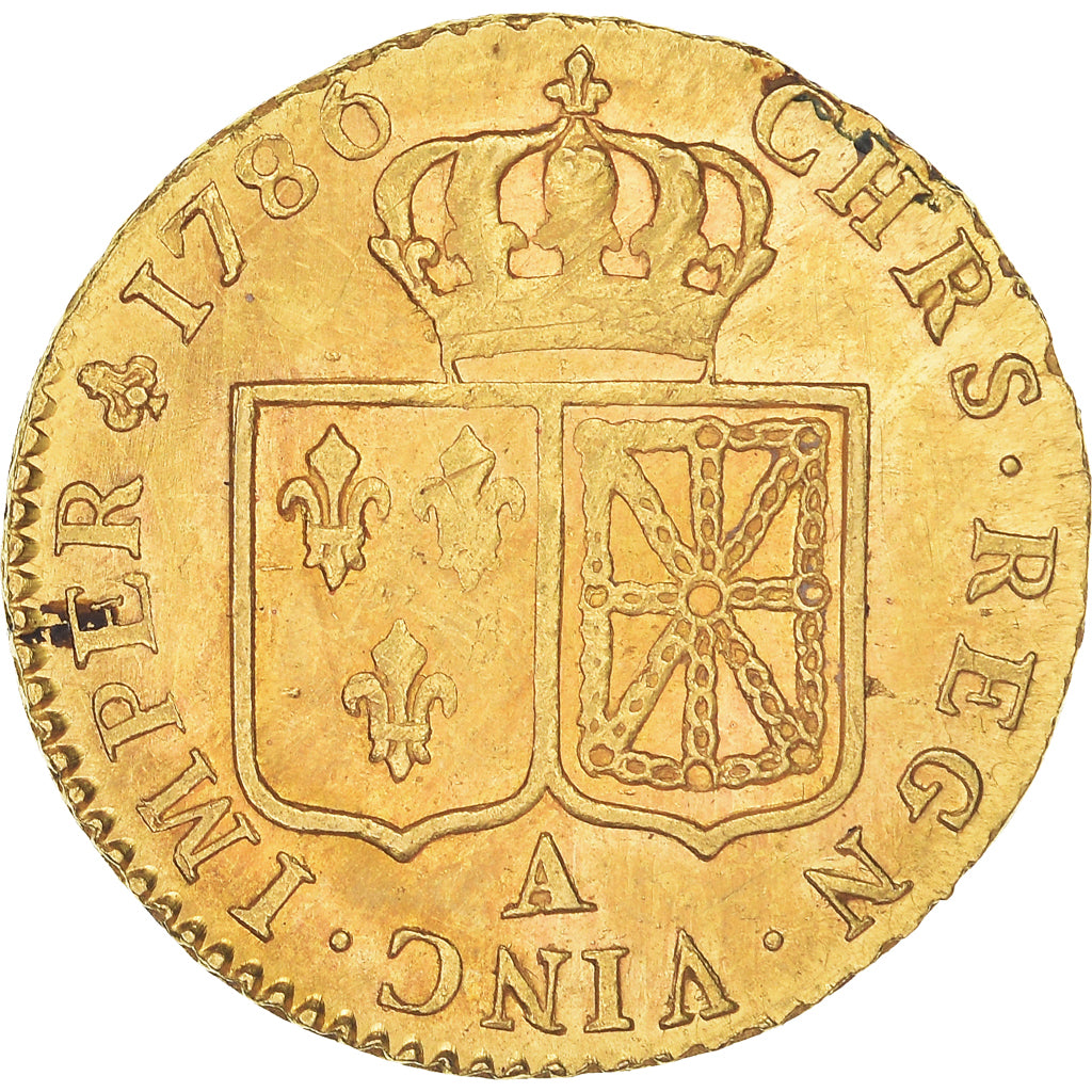 Coin, France, Louis XVI, Louis d'or à la tête nue, 1786, Paris, AU(55-58)