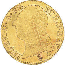 Coin, France, Louis XVI, Louis d'or à la tête nue, 1786, Paris, AU(50-53)