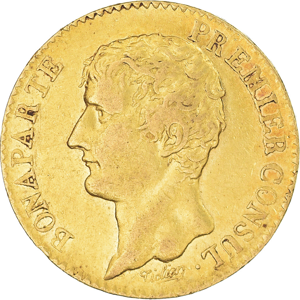 Coin, France, Napoléon I, 20 Francs, An 12, Paris, EF(40-45), Gold, KM:661