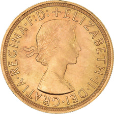 Münze, Großbritannien, Elizabeth II, Sovereign, 1957, London, UNZ, Gold