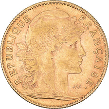 Münze, Frankreich, Marianne, 10 Francs, 1909, Paris, SS+, Gold, KM:846