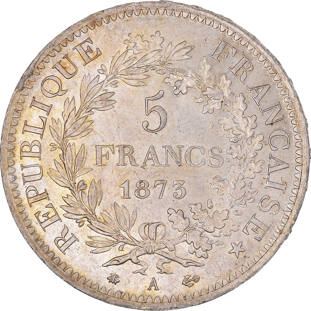 Monnaie, France, Hercule, 5 Francs, 1873, Paris, SPL, Argent, Gadoury:745.a