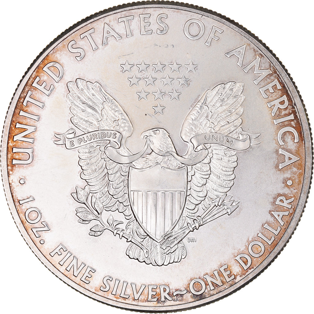 Moeda, Estados Unidos da América, Silver Eagle, Dollar, 2012, 1 Oz, MS(64)
