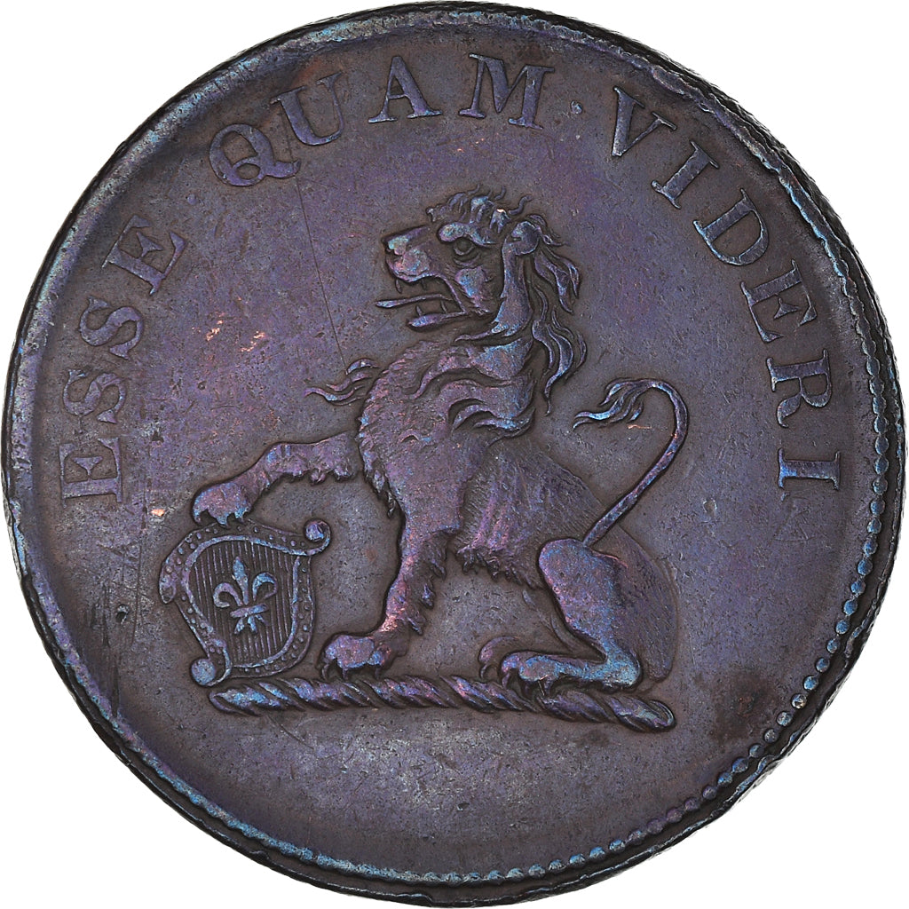 Moneta, Gran Bretagna, Hull Lead Works, Halfpenny Token, 1812, Hull, BB, Rame