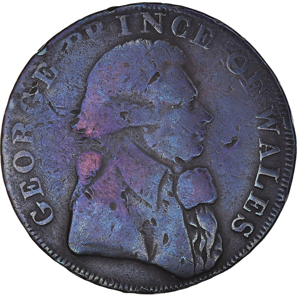 Coin, Great Britain, National Series, Halfpenny Token, 1795, Middlesex
