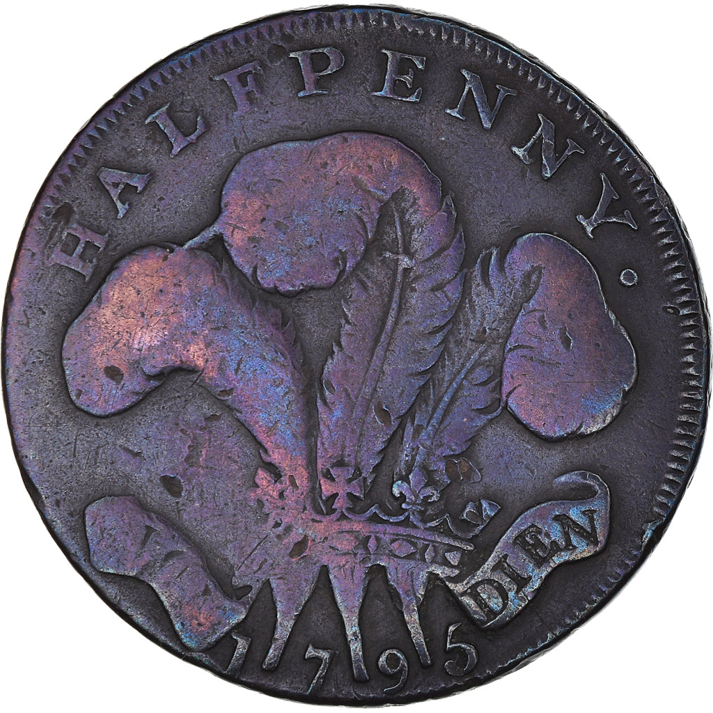 Coin, Great Britain, National Series, Halfpenny Token, 1795, Middlesex