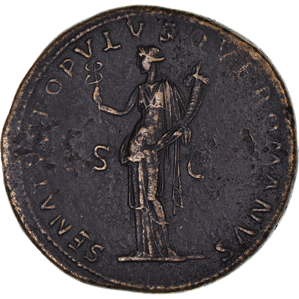 Coin, Trajan, Sestertius, 114-117, Rome, EF(40-45), Bronze, RIC:672