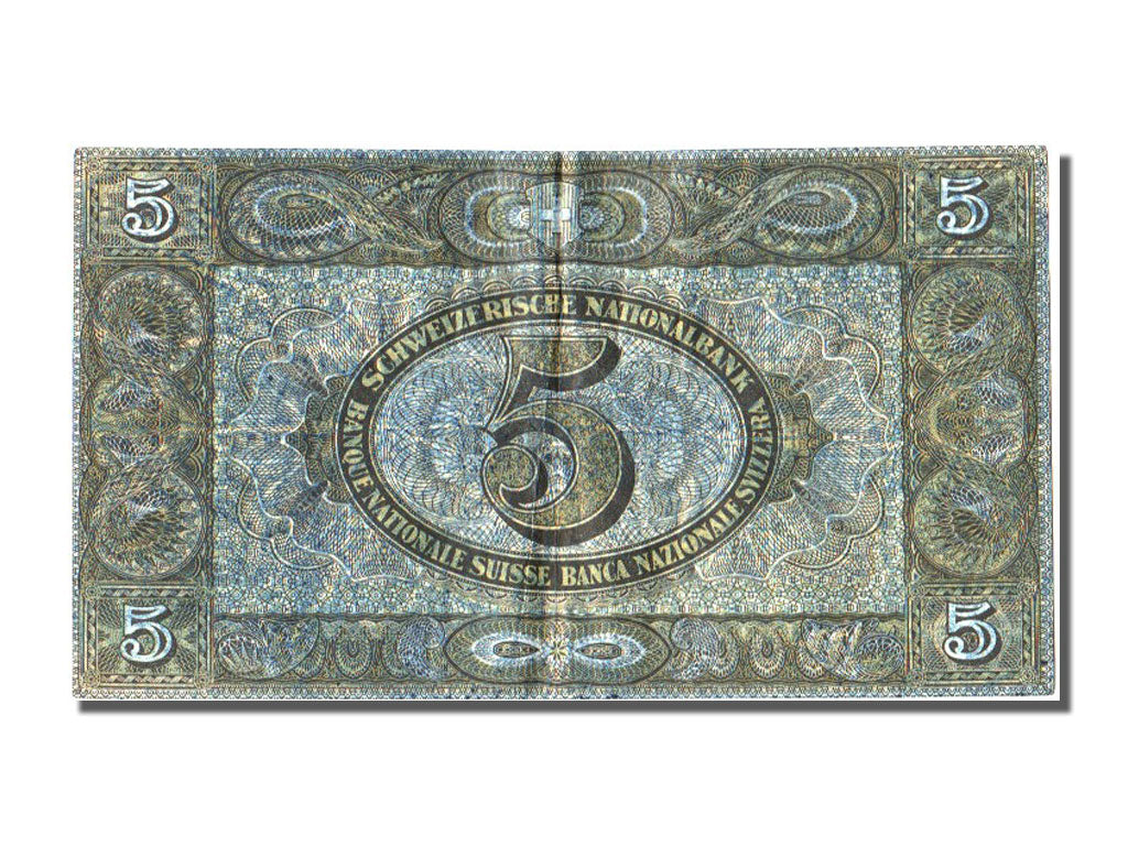 Svizzera, 5 Franken, 1951, 1951-02-22, MB