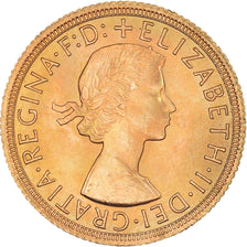Moneda, Gran Bretaña, Elizabeth II, Sovereign, 1964, SC, Oro, KM:908