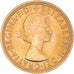 Coin, Great Britain, Elizabeth II, Sovereign, 1964, MS(63), Gold, KM:908